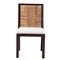Baxton Studio Joana Modern Bohemian Dark Brown Mahogany Wood and Natural Abaca Dining Side Chair 228-13105-ZORO - alternate 2